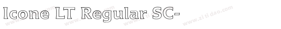 Icone LT Regular SC字体转换
